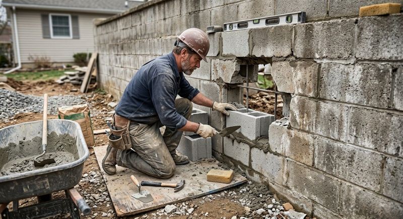 Block Masonry Repair in Clarksville, TN