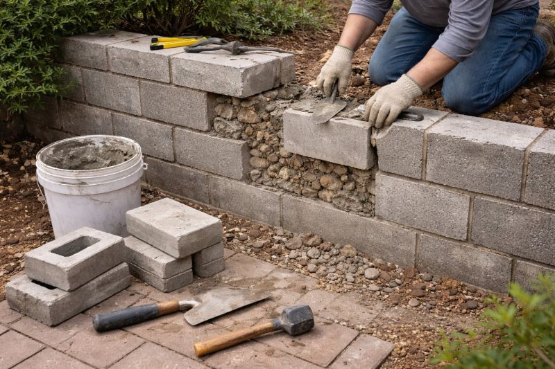 Block Wall Repair in Hopkinsville, KY