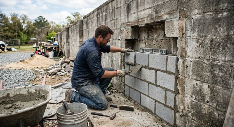 Block Wall Repair in Pembroke, KY