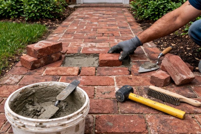 Brick Pathway Repair in Clarksville, TN