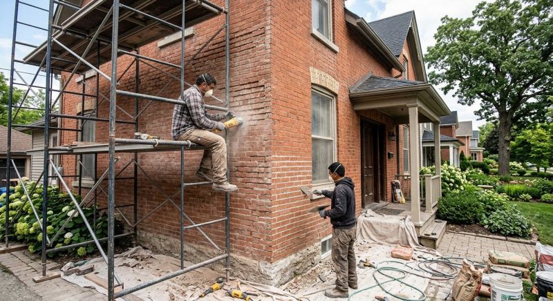 Brick Restoration in Indian Mound, TN