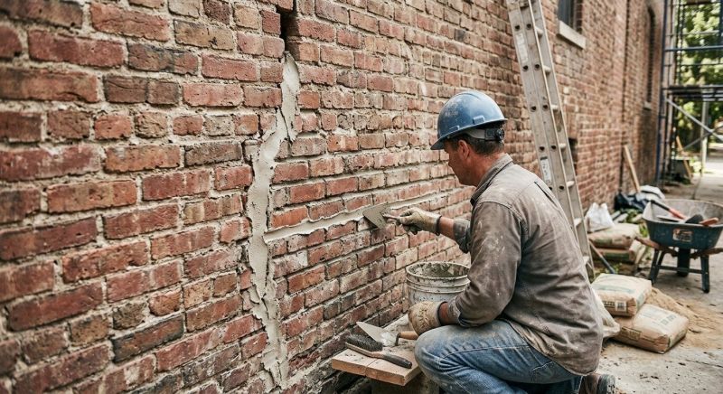 Brick Wall Repair in Dover, TN