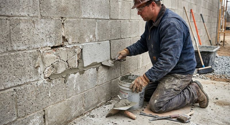 Cement Block Repair in Clarksville, TN