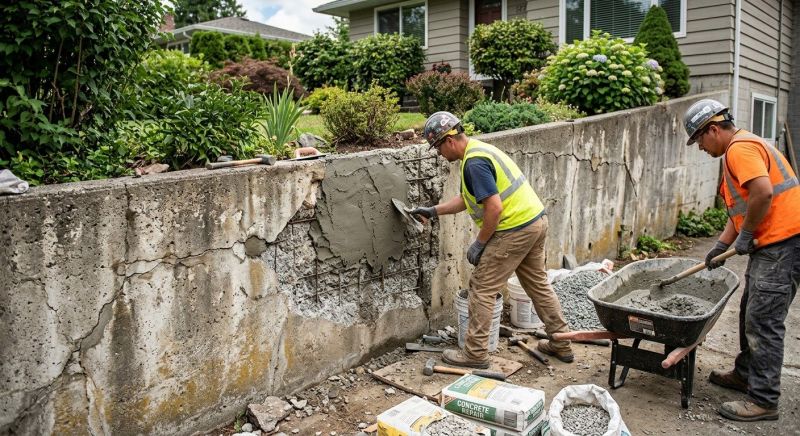 Retaining Wall Repair in Dover, TN