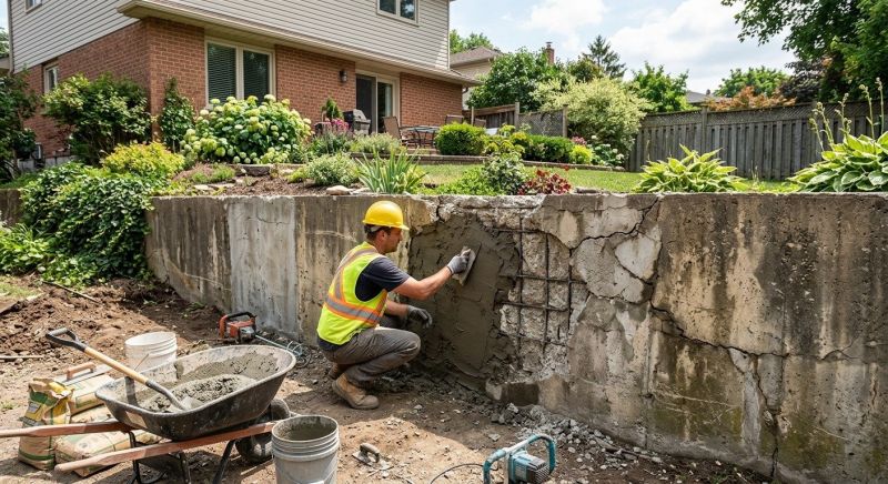 Retaining Wall Repair in Clarksville, TN