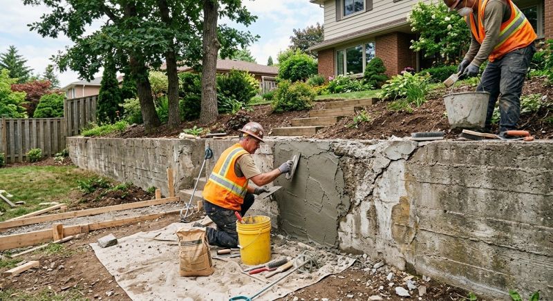 Retaining Wall Repair in Clarksville, TN