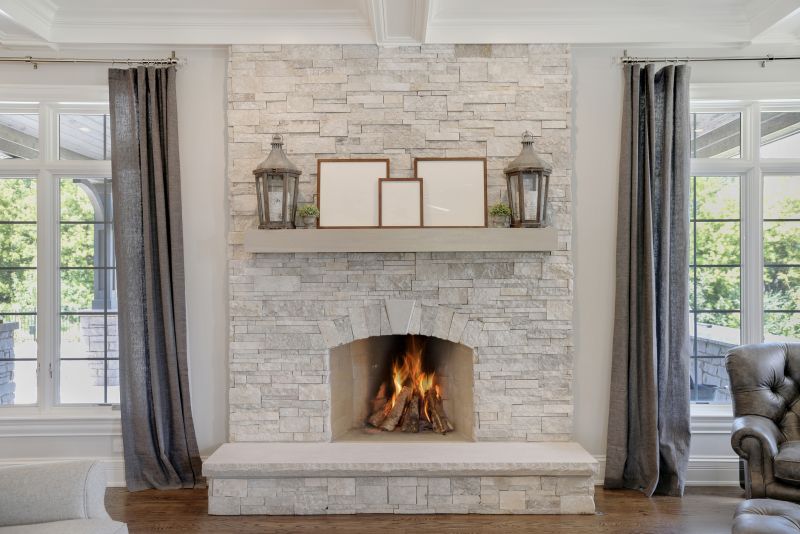 Stone Chimney Installation in Indian Mound, TN