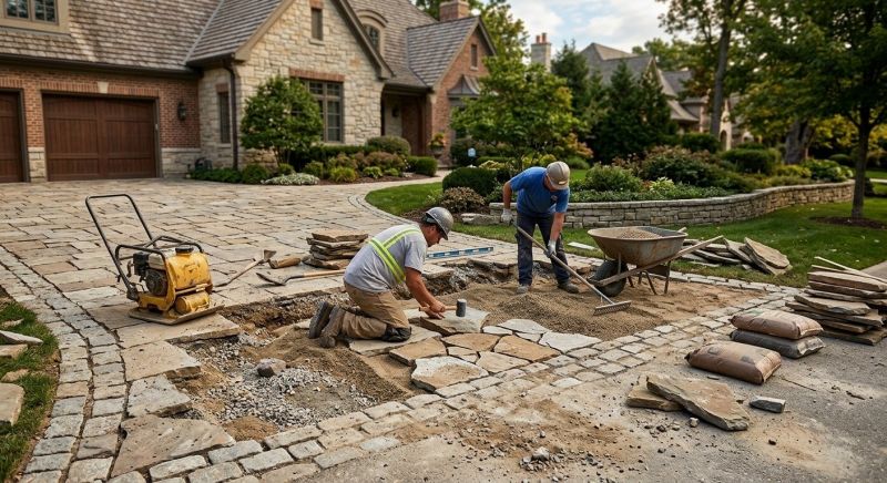 Stone Driveway Repair in Clarksville, TN