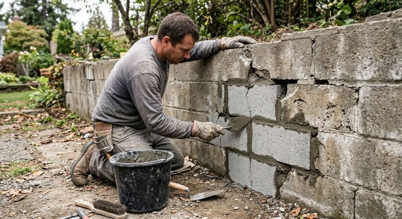 Concrete Block Repair in Pembroke, KY